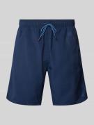 Regular fit zwembroek met labelprint, model 'Orca'