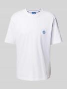 T-shirt met logobadge, model 'Niley'