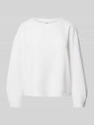 Relaxed fit sweatshirt in mix van modal en scuba