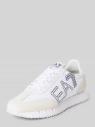 Sneakers met labelprint, model 'BLACK&WHITE VINTAGE'