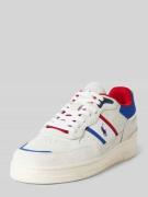 Leren sneakers met logodetail, model 'MASTERS SPORT'