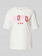 Relaxed fit T-shirt van puur katoen, model 'SOPHIE MIA'