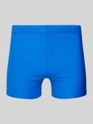 Skinny fit zwembroek met labelprint