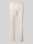 Regular fit chino met paspelzak, model 'EVEREST'