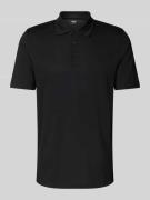Slim fit poloshirt met labeldetail, model 'Press'