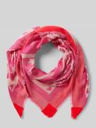 Sjaal van viscose in all-over look