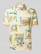 Slim fit vrijetijdsoverhemd met 1/2-mouwen, model 'Easy'