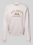 Sweatshirt met labelstitching, model 'Ivy'