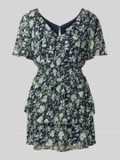 Mini-jurk met smokdetail