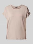 Regular fit T-shirt met viscose, model 'MOSTER'