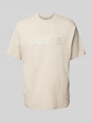 T-shirt met labelprint, model 'SURON'