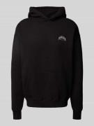 Oversized hoodie met labelprint, model 'CREGO'