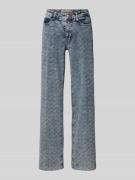 Jeans met 5-pocketmodel, model 'Palazzo'