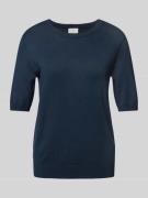 Gebreide pullover met 1/2-mouwen, model 'lizza'