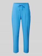 Slim fit stoffen broek met tunnelkoord, model 'AZRA'