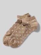 Sokken met ribboorden en labeldetail