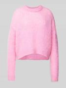 Gebreide pullover met ribboorden, model 'BYMI'