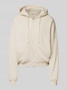 Oversized sweatjack met capuchon, model 'ITONAY'