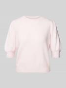 Regular fit gebreide pullover met pofmouwen, model 'DOFFY'