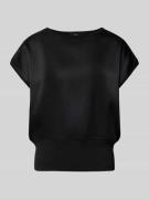 Relaxed fit blousetop met kapmouwen