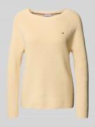 Regular fit gebreide pullover van zuiver katoen