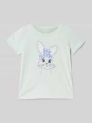 Regular fit T-shirt van puur katoen