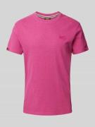 T-shirt met labelstitching