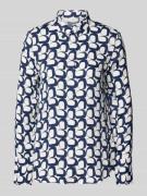 Overhemdblouse met knoopsluiting