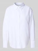 Regular fit overhemdblouse van linnen met doorknoopsluiting