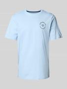 T-shirt met labelprint, model 'SIMON'