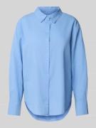 Regular fit overhemdblouse van linnen met doorknoopsluiting