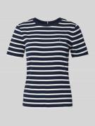 Slim fit T-shirt met labeldetail