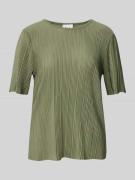 T-shirt met plissévouwen, model 'PLISA'