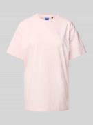 T-shirt met opstaande kraag