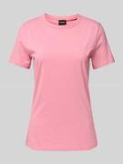 T-shirt met labelprint, model 'Elogo'