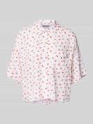 Relaxed fit overhemdblosue met 1/2-mouwen