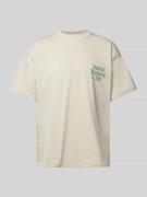 Oversized T-shirt met statementprint, model 'Sunday Running Club'