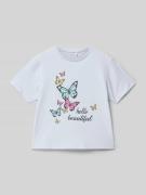 T-shirt met motiefprint