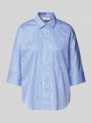 Regular fit blouse met 3/4-mouwen