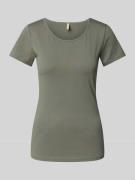 T-shirt met ronde hals, model 'PYLLE'