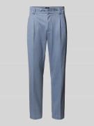 Pantalon met persplooien, model 'JUNO'