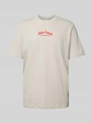 T-shirt met labelprint, model 'WAB'