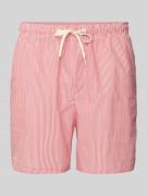 Relaxed fit zwembroek met structuurmotief, model 'COOPER'