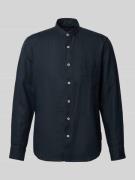 Regular fit vrijetijdsoverhemd van puur linnen