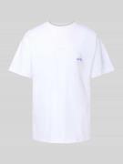 T-shirt met labelstitching, model 'ART LOGO'