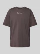 T-shirt met labelstitching