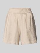 Relaxed fit korte broek in kreuklook, model 'Kelly'