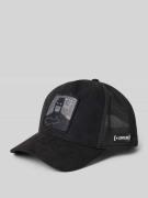 Baseballpet met motiefstitching