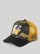 Baseballpet met motiefstitching