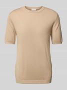 T-shirt met ribboorden